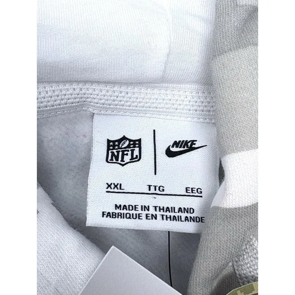 Nike Dallas Cowboys Salute To Service Hoodie Mens Sz 2XL NWT Arctic Camo Wht